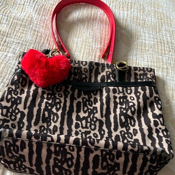 Coach Handbags - Coach F31901 Ocelot Leopard Print Bag-not original handles.